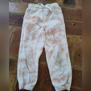 🔴5/$10 Garanimals Kids Tie-Dye Joggers - white and orange